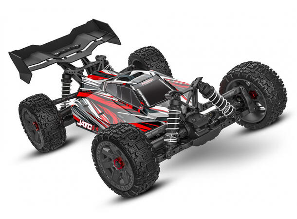Traxxas Jato 4x4 1/8 BL-2s EHD RTR Red Børsteløs u/batteri,lader 1/8 skala