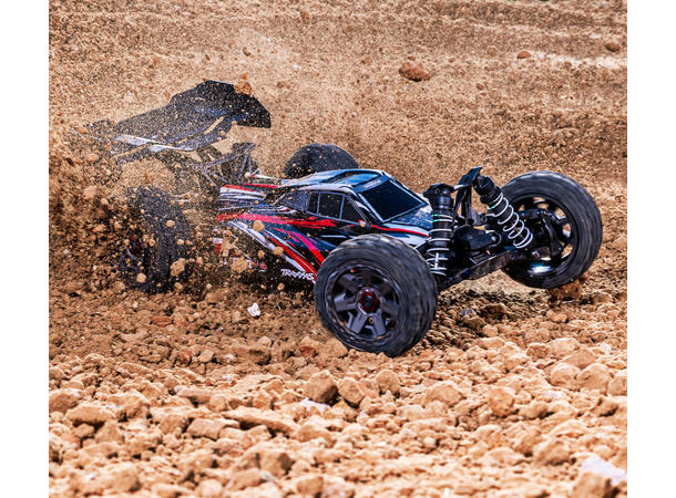 Traxxas Jato 4x4 1/8 BL-2s EHD RTR Red Børsteløs u/batteri,lader 1/8 skala