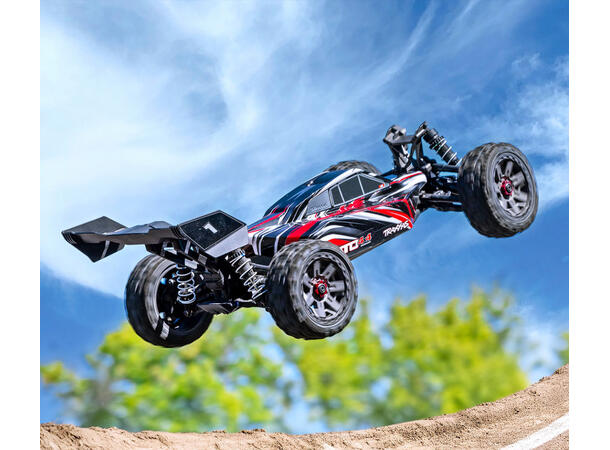 Traxxas Jato 4x4 1/8 BL-2s EHD RTR Red Børsteløs u/batteri,lader 1/8 skala