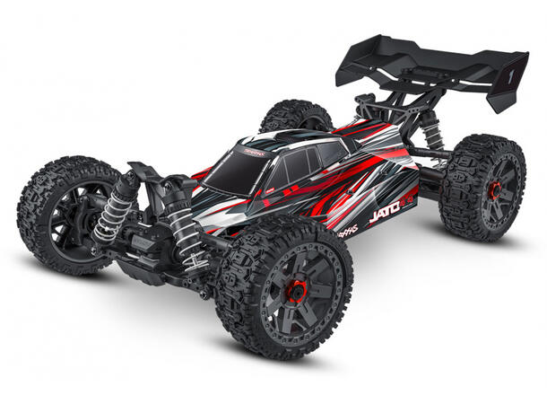 Traxxas Jato 4x4 1/8 BL-2s EHD RTR Red Børsteløs u/batteri,lader 1/8 skala
