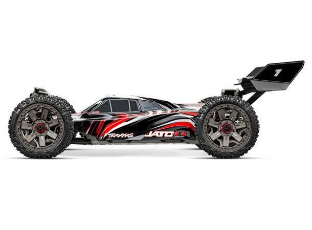 Traxxas Jato 4x4 1/8 BL-2s EHD RTR Red Børsteløs u/batteri,lader 1/8 skala