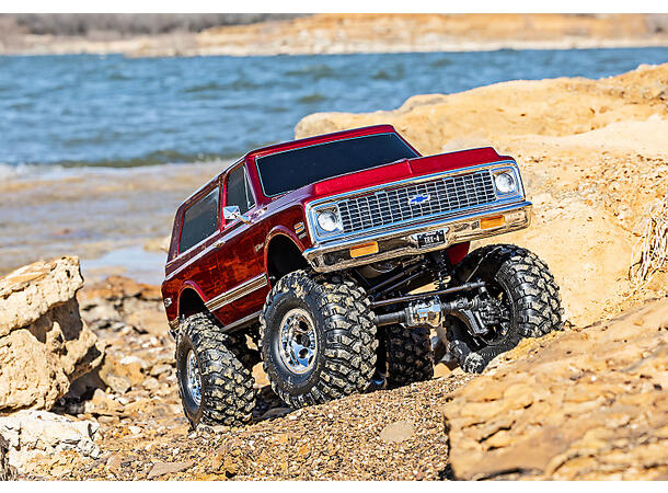 Traxxas TRX-4  Crawler Blazer 1972 High Trail 1/10 skala   Rød  RTR