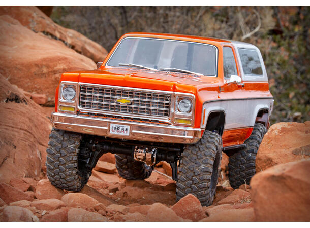Traxxas TRX-4  Crawler Blazer 1979 Clipless 1/10 skala  Orange  RTR