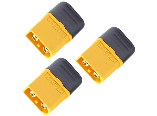 XT60 w/cap - 3stk Han ¤ Bronto