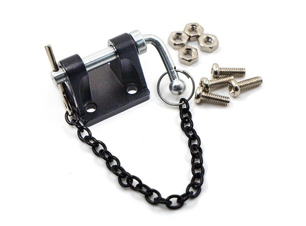 Yeah Racing Adjustable Drop Hitch Black