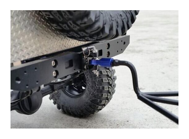 Yeah Racing Adjustable Drop Hitch Black