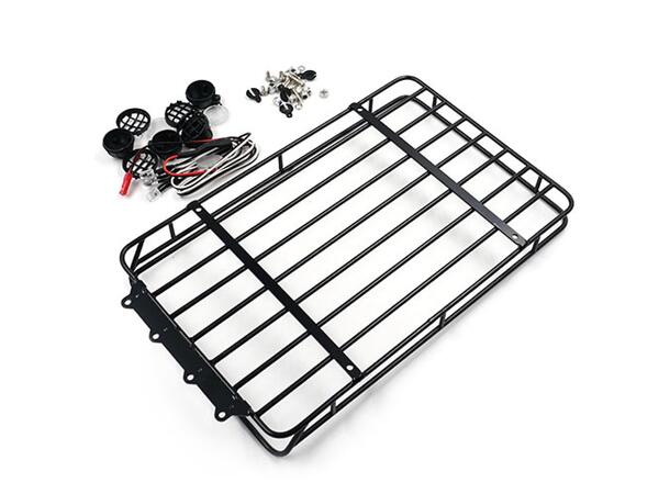 Yeah Racing Roof Rack w/LED § for Bronco & Cherokee