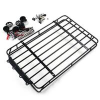 Yeah Racing Roof Rack w/LED § for Bronco & Cherokee