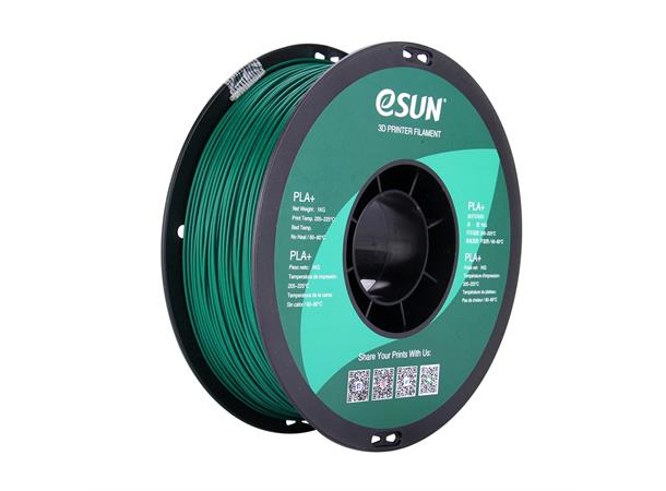 eSUN PLA+ 1.75mm 1kg - Green Grønn 3D printer filament