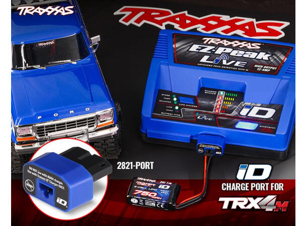 iD Charging Port TRX-4M Battery