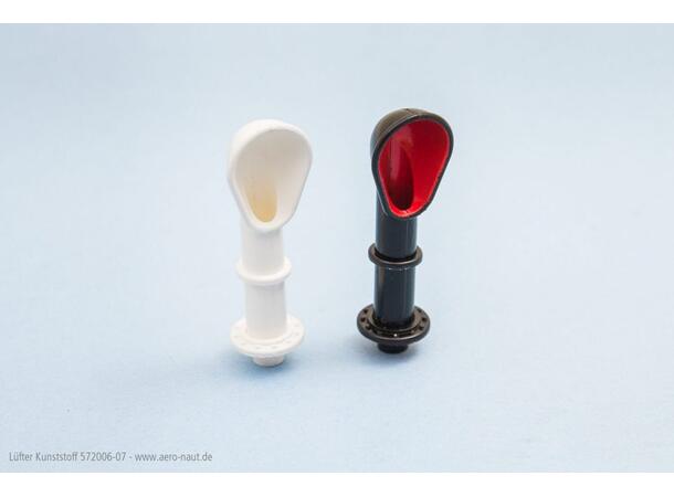 Aeronaut dekksventil Ø13xH36mm i plast  3 stk