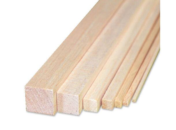 Balsalist  3 x 3 x1000mm 5stk 5stk