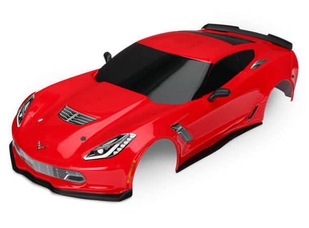 Body Chevrolet Corvette Z06 Red Ferdig lakkert