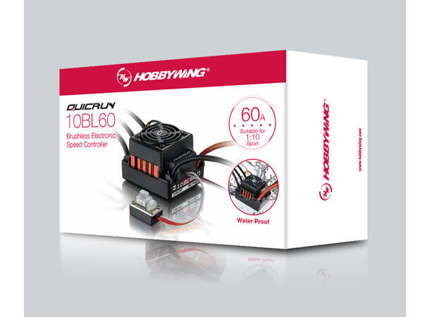 Hobbywing 10BL60  EZRun BL. ESC § 60A 2-3s  Sensorless