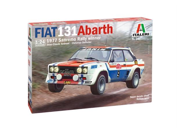 Italeri 1:24 - Fiat 131 Abarth 1977 Sanremo Rally