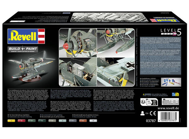 Revell Arado Ar196A-3 Seaplane 1/32 Revell plastbyggesett