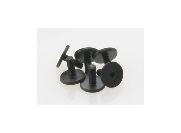 Skrue 3x8mm unbrako flathode maskin  6 stk