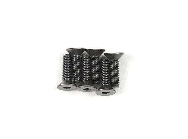 Skrue unbrako 3x10mm forsenket maskin 6 stk unbako