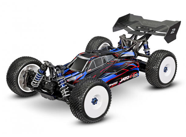 Traxxas Jato 4x4 1/8 VXL-4s EHD RTR Blå Børsteløs u/batteri,lader 1/8 skala