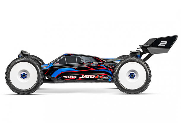Traxxas Jato 4x4 1/8 VXL-4s EHD RTR Blå Børsteløs u/batteri,lader 1/8 skala