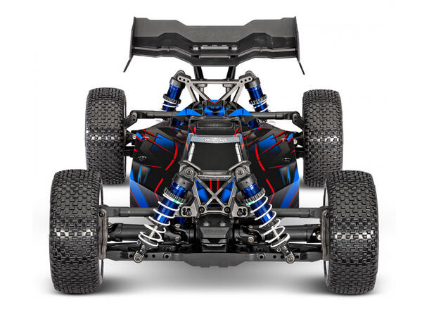 Traxxas Jato 4x4 1/8 VXL-4s EHD RTR Blå Børsteløs u/batteri,lader 1/8 skala