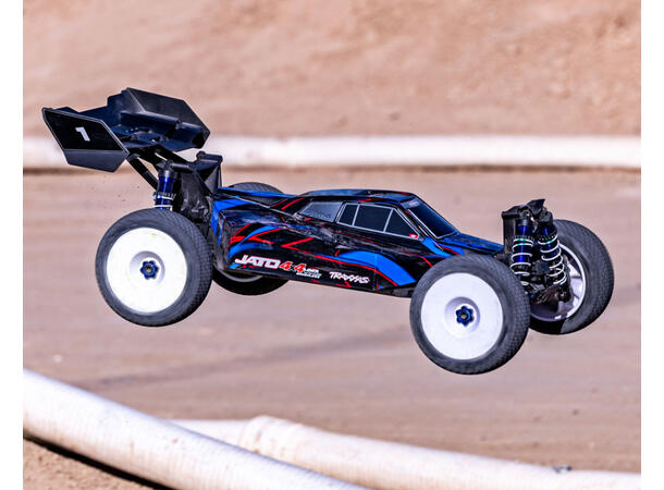 Traxxas Jato 4x4 1/8 VXL-4s EHD RTR Blå Børsteløs u/batteri,lader 1/8 skala