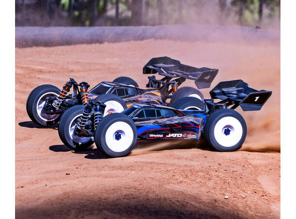 Traxxas Jato 4x4 1/8 VXL-4s EHD RTR Blå Børsteløs u/batteri,lader 1/8 skala