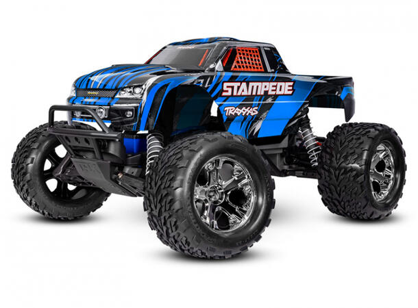 Traxxas Stampede 2WD EHD 1/10 RTR Blå Clipless   m/batteri og USB lader