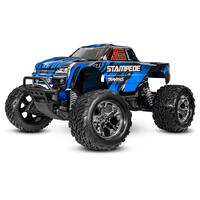 Traxxas Stampede 2WD EHD 1/10 RTR Blå Clipless   m/batteri og USB lader