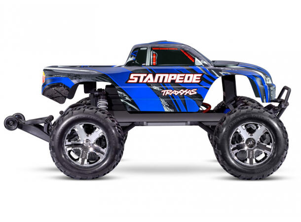 Traxxas Stampede 2WD EHD 1/10 RTR Blå Clipless   m/batteri og USB lader