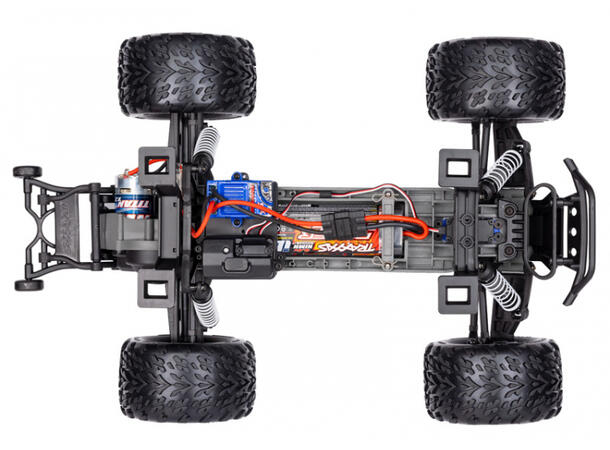 Traxxas Stampede 2WD EHD 1/10 RTR Blå Clipless   m/batteri og USB lader