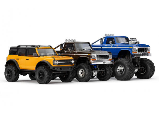 Traxxas TRX-4MT Ford F-150 Monster Truck RTR Sort 1/18 skala