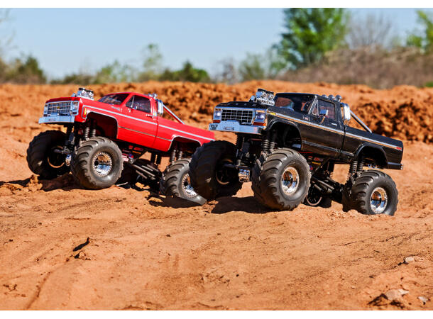 Traxxas TRX-4MT Ford F-150 Monster Truck RTR Sort 1/18 skala