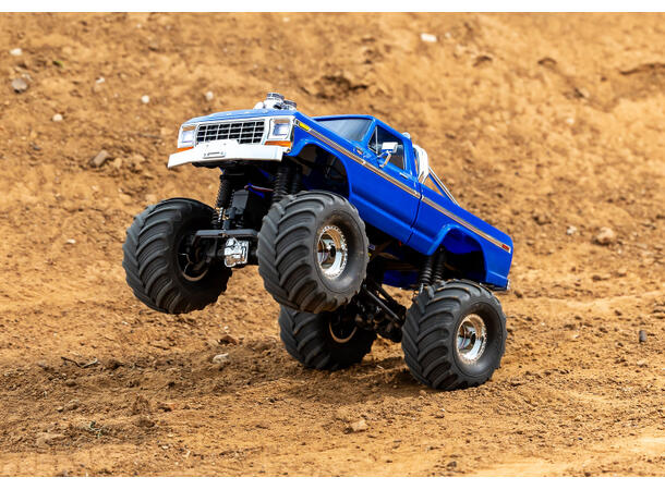 Traxxas TRX-4MT Ford F-150 Monster Truck RTR Blå 1/18 skala
