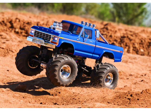 Traxxas TRX-4MT Ford F-150 Monster Truck RTR Blå 1/18 skala