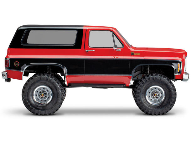 Traxxas TRX-4  Crawler Blazer 1979 Clipless 1/10 skala  Rød  RTR