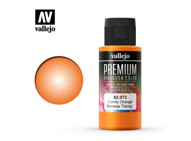 Vallejo Metallic Akryl maling 60ml Candy orange for Airbrush