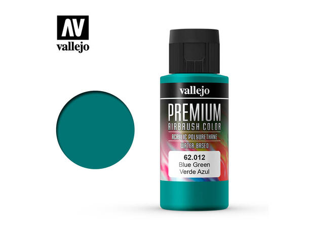 Vallejo Premium Akryl maling 60ml Blå Grønn for Airbrush