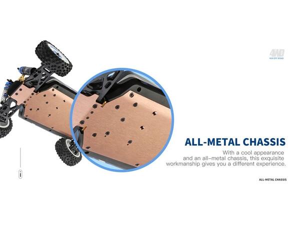 WLToys Buggy Fierce Børsteløs 65km/t   1/12 4WD   RTR