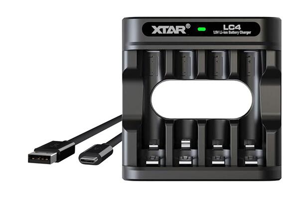 XTAR L4 AA/AAA lader 4x0.5A