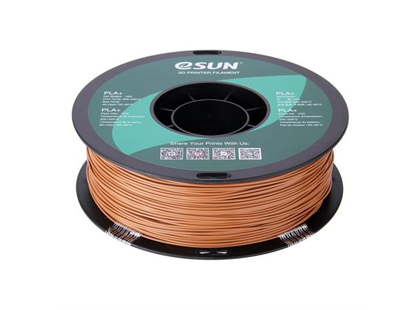 eSUN PLA+ 1.75mm 1kg - Light Brown Lys Brun