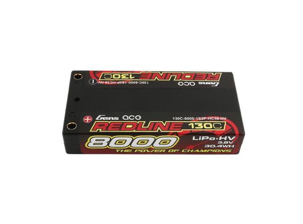 1s  8000mAh - 130C - Gens Ace Redline Shorty
