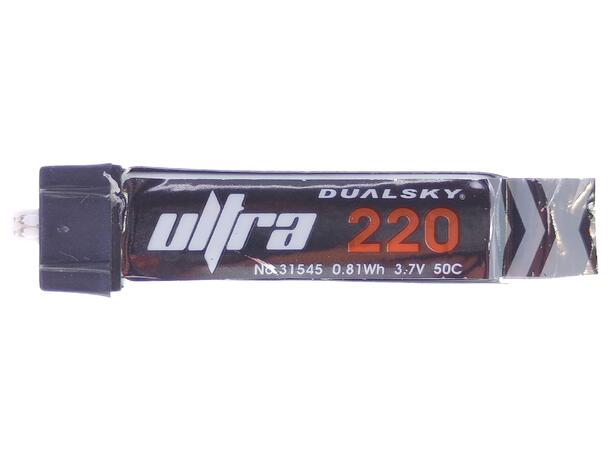 1s    220mAh - 50C - Dualsky ULTRA med UMX