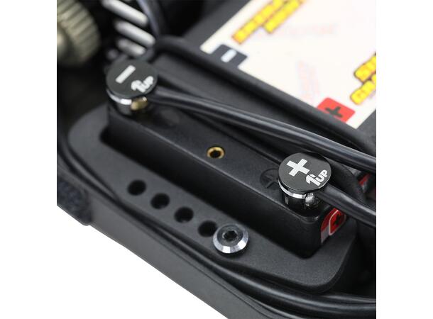 1up Racing LowPro Bullet Plug Grips Stealth