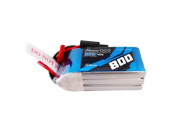 3s   800mAh - 45C - Gens Ace Soaring JST  G-Tech