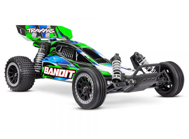 Bandit 2WD 1/10 HD  RTR TQ Grønn USB-C 1/10    7 cell NiMH 3000mAH 1/10