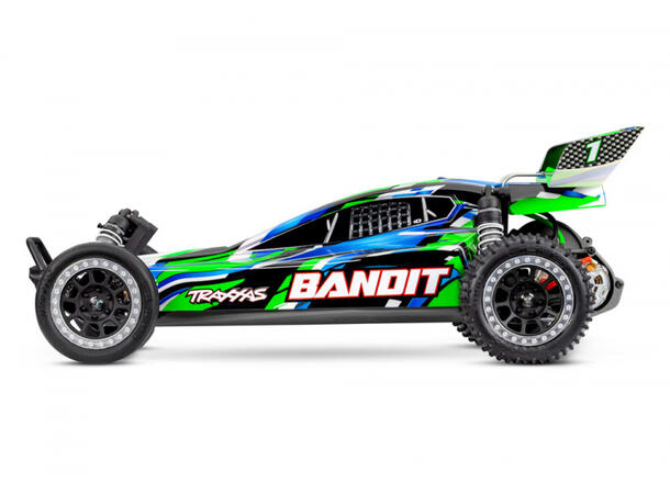 Bandit 2WD 1/10 HD  RTR TQ Grønn USB-C 1/10    7 cell NiMH 3000mAH 1/10