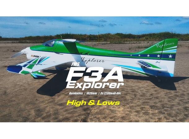 FMS F3A Explorer 1020mm PNP PNP