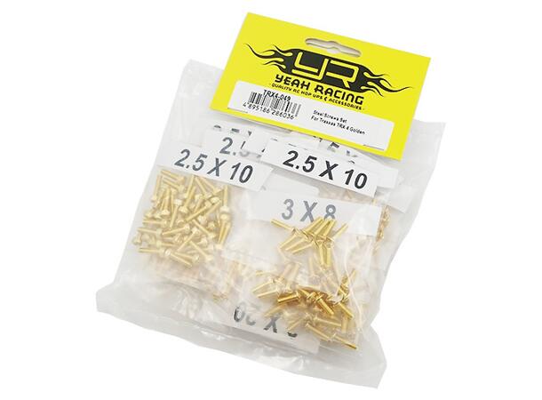 Gold Steel Screw Set TRX-4 Yeah Racing