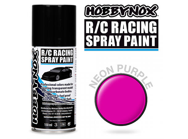 Hobbynox Neon Lilla R/C Racing Spray 150ml